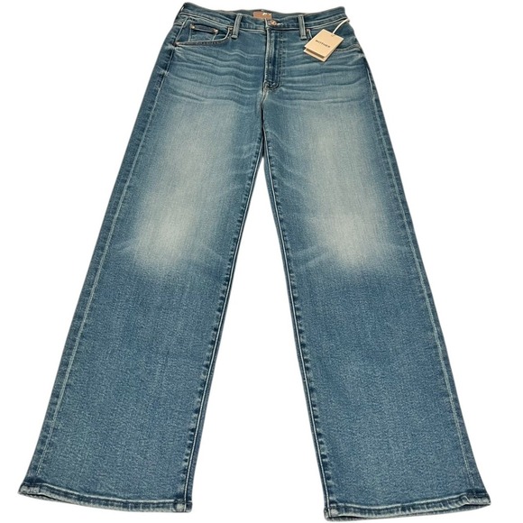 MOTHER The Rambler Zip Flood in Out of the Blue Size 28 NWT - Picture 1 of 16